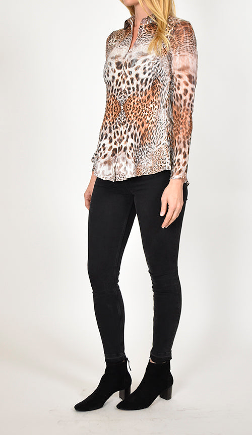 Lace Up Back Shirt
