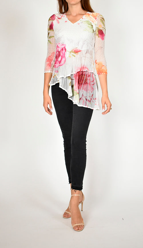 V-Neck Layered Top
