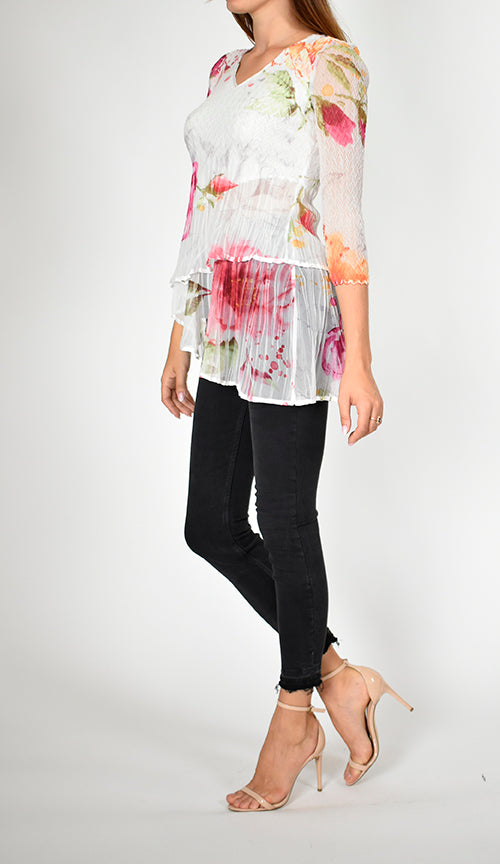 V-Neck Layered Top