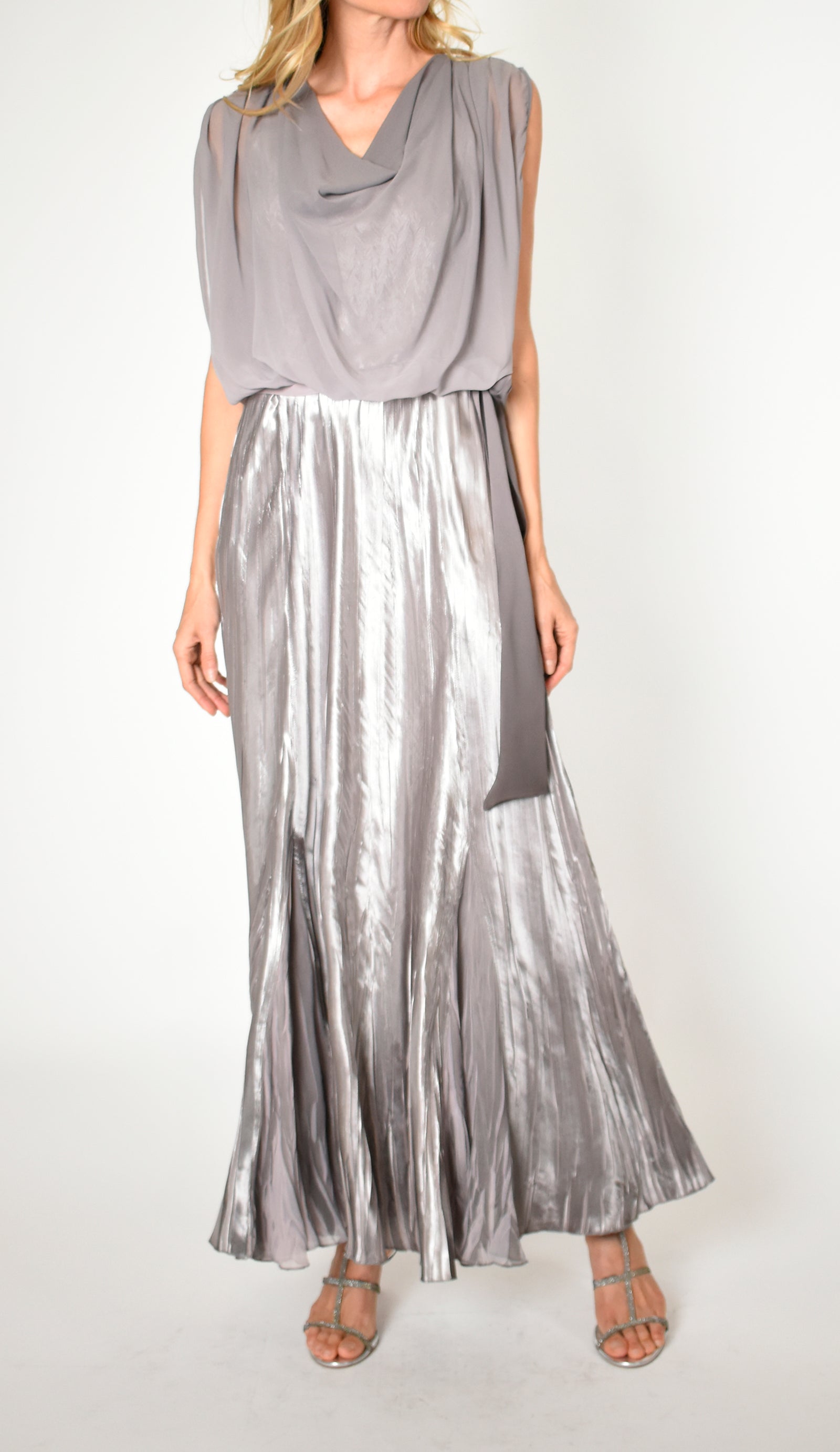 Long Blouson Dress