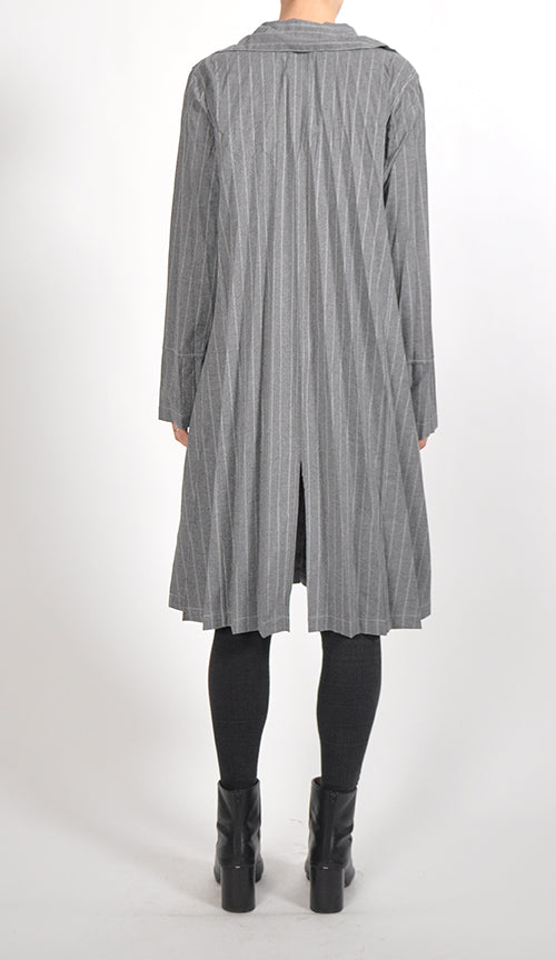 Pleated Trench Coat